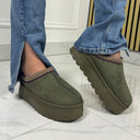 Famous 5CM Platform Taswoman Green S320