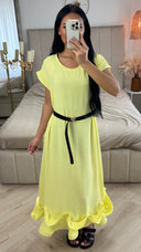 Maxi Jurk met Ruffle Zoom