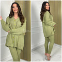 Musthave Comfy 6 Button Detail Knitted Set 1486