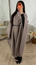Luxe Cape Coat met TailleCeintuur