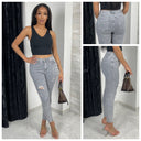Shop vandaag nog bij de goedkope optie van grijze gescheurde jeans. Ontdek nieuwe kleding voor dames in Rotterdam.