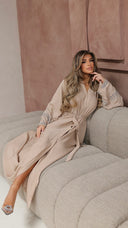 786 | Chester Design Abaya + Tie Belt + Scarf