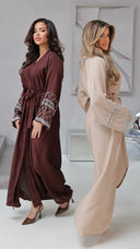 786 | Chester Design Abaya + Tie Belt + Scarf