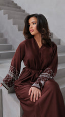 786 | Chester Design Abaya + Tie Belt + Scarf