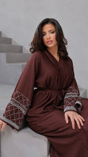 786 | Chester Design Abaya + Tie Belt + Scarf