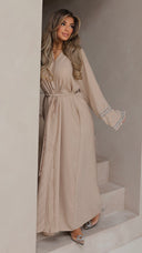 786 | Chester Design Abaya + Tie Belt + Scarf