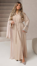 786 | Chester Design Abaya + Tie Belt + Scarf