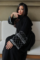 786 | Chester Design Abaya + Tie Belt + Scarf