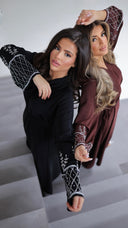 786 | Chester Detail Abaya + Tie Belt + Scarf
