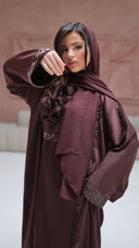 786 | Kimono Stones Detail + Pleated Dress + Tie Belt + Scarf