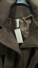 Midi Double-Breasted Trenchcoat met Tailleceintuur