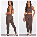 Sleeveless Ribbed Lounge Musthave Set 228
