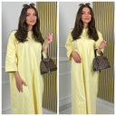 Oversized Basic Maxi Dress Terry Cotton Premium Quality
