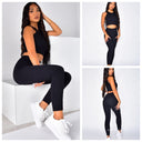 Sleeveless Ribbed Lounge Musthave Set 228