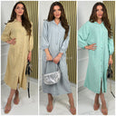 Super Soft Cheesecloth Maxi Blouse Dress