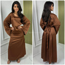 Basic Satin Dress Tie Belt