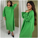 Oversized Basic Maxi Dress Jessy Cotton Premium Quality