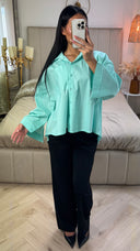 Oversized Crop Blouse