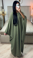 Oversized Strass Butterfly Abaya Inside Tie Belt