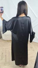 Abaya Maxi Jurk met Contrast Voering