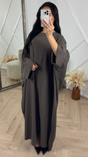 Abaya Maxi Jurk met Strass Details