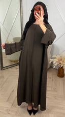 Abaya Maxi Jurk met Wijde Mouwen