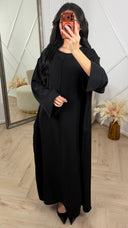 Abaya Maxi Jurk met Wijde Mouwen