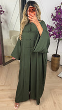 Abaya Set met Chinese Knoopsluiting