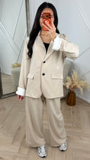 Oversized 2-Piece Set met Blazer en Wijde Broek