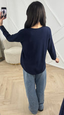 Basic Knit Top met Ronde Hals