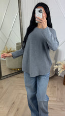 Basic Knit Top met Ronde Hals