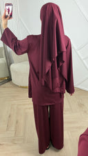 Burkini Set met Overslagdetail en Striksluiting