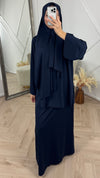 Burkini Set met Wijde Mouwen en Maxi Rok