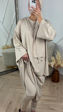 Burkini Set met Wijde Mouwen en Maxi Rok