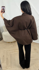 Butterfly Tie Belt Poncho 80CM