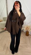 Butterfly Tie Belt Poncho 80CM