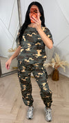 Camouflage Set met Cargo Broek