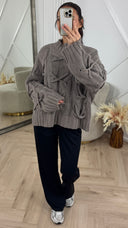 Chunky Twist Cable Knit Trui