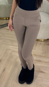 Comfy Stretch Broek met Hoge Taille 370