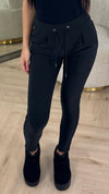 Comfy Stretch Broek met Koordsluiting 371