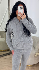 Comfy Teddy Huispak met Capuchon & Rits