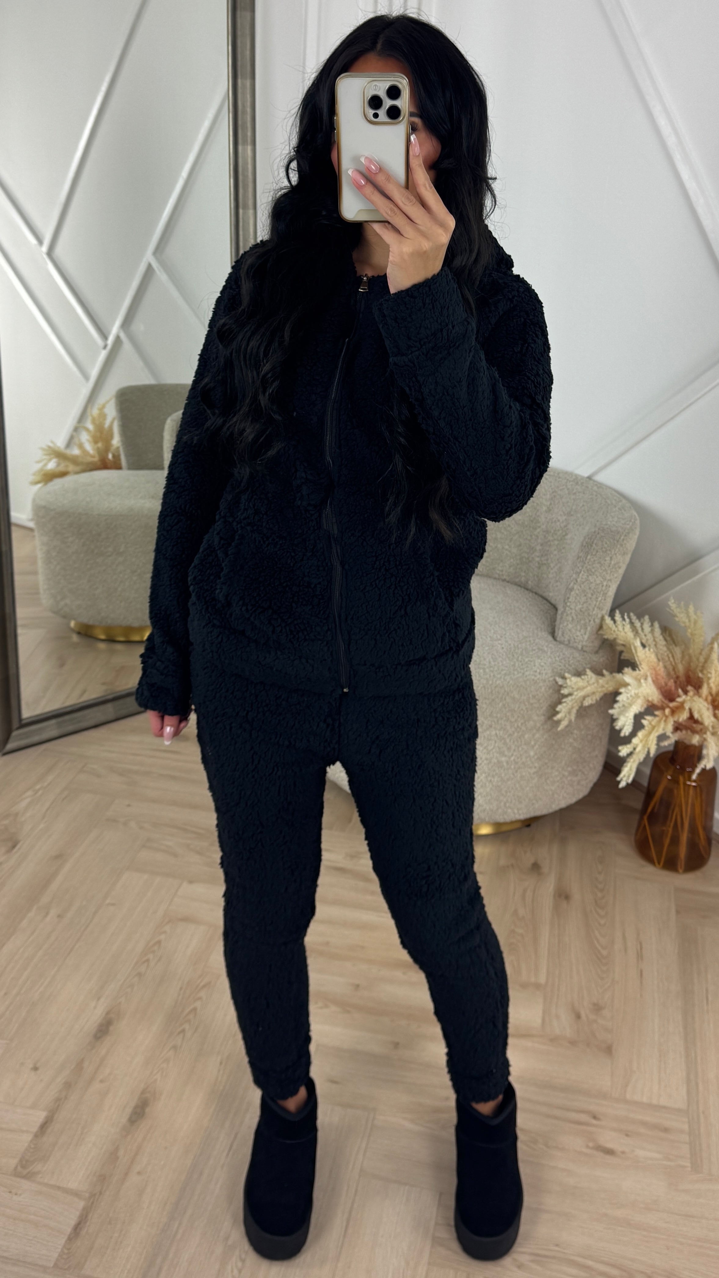 OMZIN Women Teddy Sweatshirts Casual Double Fuzzy Fluffy Hoodie Solid OMZIN Women Teddy Sweatshirts Casual Double Fuzzy Fluffy Hoodie Solid