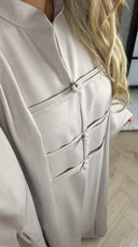 Abaya Set met Chinese Knoopsluiting