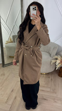 Double Breasted Belted Trenchcoat