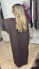 Abaya Set met Chinese Knoopsluiting