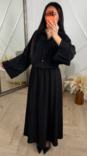 Elegante Two-Piece Set met Blouse en Maxi Rok