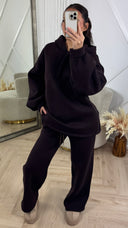 Fleece Two-Piece Hoodie Set met Rits & Steekzakken