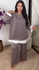 Tweedelige Set met Blouse-effect