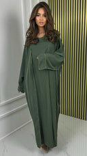 Golden Seam 2pcs Set Kimono+Dress 2025