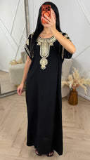 Geborduurde Maxi Kaftan Jurk 5802